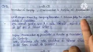 company law important question 2024 BCOM 2 Year #rajasthanuniversity #commercewithme #bcom2year