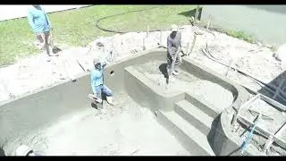 Shooting a gunite pool