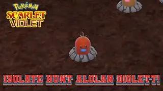 How To EASILY Shiny Hunt Alolan Diglett In Pokemon Scarlet and Violet the Indigo Disk!