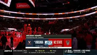 ESPN CBB intro | 21 Virginia @ NC State | 1/3/2026