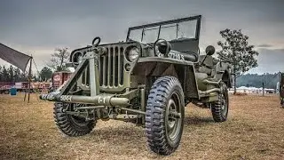modified Jeep open black beast