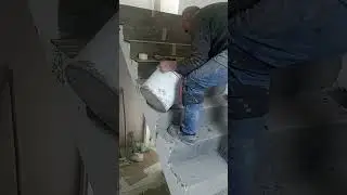 merdiven basamaklarına seramik uygulama 👍 #tile #kitc #construction #tiles #ceramictiles #work #diy