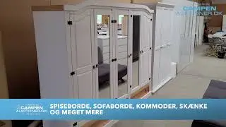 M&oslash;belauktion hos outlet i Oddense