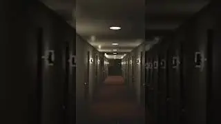 VHS Camera Hollor hallway #shorts