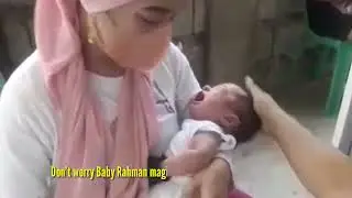 2nd Time Bakuna ni Baby Rahman pero dalawang Bakuna agad at magkasunod pa ayun nasaktan talaga sya..