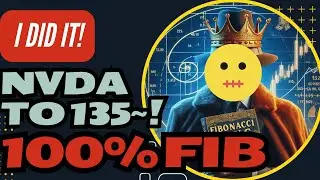 OMG NVDA HIT my TARGET 100% Win Rate 0.618 Fibonacci? - Stock Trading NVDA AMZN AMD SPX #beginners