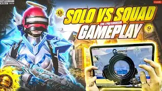 BGMI Live SOLO Vs SQUAD🥶 W HANDCAM🔥High Kills Chickens #bgmi  #shortslive  #bgmilive