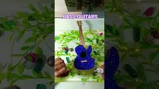 UNIQUE BASS GUITARS REAL CONTENT SHORT VIDEO . #beautiful #best #guitar. #guitarrigs #bass
