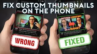 How to fix custom thumbnail not appearing on the Youtube phone app