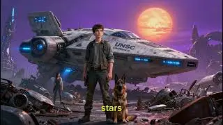 Cast Out by an Alien Family, a Human Boy and His Dog Discovered a Forgotten Spaceship