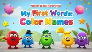 My First Words: Learn Color Names for Babies & Toddlers (12&ndash;36 Months) 🌈✨#colornames