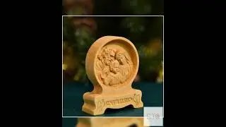 Holy Family Desktop Figurine Catholic Car Accessories Handmade Home Decor Catholic Art Catholic A...