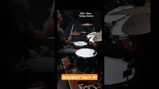 Simple Afrobeat Groove: Doubles based Beats #drummers #shorts #drums #lessons