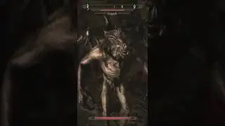 Killing a Gargoyle... #epic #skyrim #elderscrolls #gameplay #gaming #fun #bethesda #vampire #rpg
