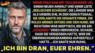 Meine Frau brachte falsche Beweise vor Gericht – dann zeige ich das Video...