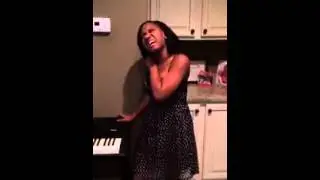 Young Sister Singing Traditional Gospel - I Thank You Jesus!