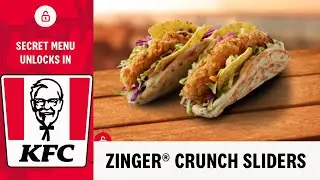 Checkout Basket KFC Secret Menu Zinger Crunch Slider