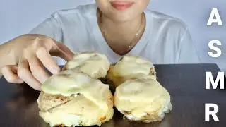 ASMR Sticky Cinnamon Rolls - Eating Sounds, No Talking | Ynah ASMR