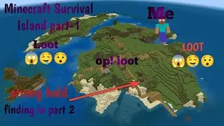 Minecraft herobrine Survival Island series part 1 