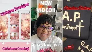 New Video * Fall Vibes* Small Business* New Wig* DIY* DTF T-shirt * Organize office space