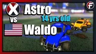 Astro vs Waldo | 14 YR OLD - FUTURE RLCS PLAYER? | Grand Champion Rocket League 1v1