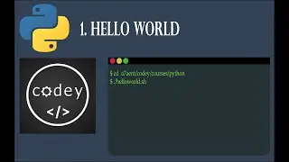 1. HELLO WORLD PYTHON