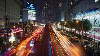 Busy Streets of Bangkok Thailand