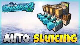How to Make Early Game Auto Sluicing on Minecraft FTB Oceanblock 2