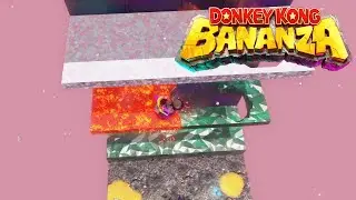 Donkey Kong Bananza - Forbidden Layer Challenge Course 3 (Ostrich Bananza: Free Climbing)