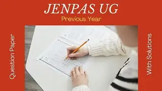 JENPAS 2024 Physics Solution | JENPAS ug Previous year Question Paper solve | JENPAS 2025 | Solution