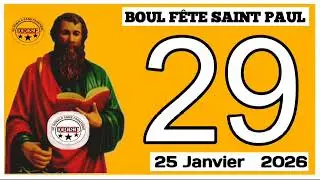 Boul f&ecirc;te Saint paul pour demain 25 janvier 2026 #boulsaint 