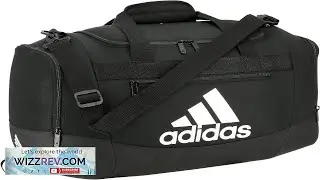 adidas Unisex Defender 4 Small Duffel Bag Black/White One Size Review