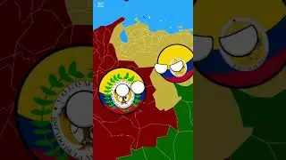colapso de la gran Colombia #countryballs #humor #viral #memes