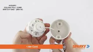 HYSWPC | Ceiling Pull Cord Switch 10AX - 250v AC