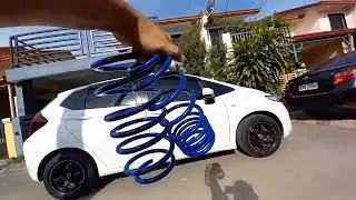 L&T lowering springs for Honda Jazz GK sold and installed by Autoboys.