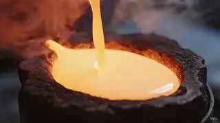 Molten Silver Pour in 8K Satisfying ASMR Slow Motion