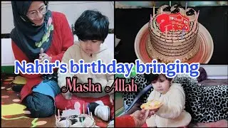 Nahir's birthday bringing 🎂|| Shahjahanpur vlog day-2  maine banai perfect gudh ki chaye #nahir
