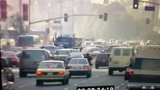 Los Angeles traffic in the 90s