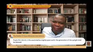 APOSTLE OLU :- IT'S THE NATURE OF RIGHTEOUSNESS THAT PRUDUCES RIGHTEOUS CONDUCT 