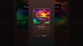 Sayzee Hooks tell a story 