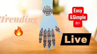 Easy Finger Mehndi Design for Beginners ✨ #shorts #mehndi
