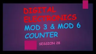 MOD 3 & MOD 6 COUNTER