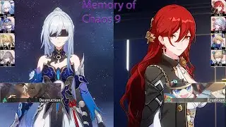 Topaz & Himeko | Memory of Chaos 9 | Full Clear 2nd half
