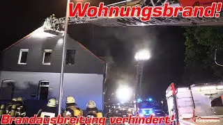 26.06.2022 - Wohnungsbrand in Essen-Dellwig! Feuerwehr verhindert Brandausbreitung!