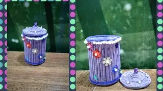 DIY how to recycle old newspaper | DIY newspaper jar | home decor | wasye paper recycling