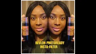 REVLON PHOTOREADY INSTA-FILTER FOUNDATION W/BEAUTY BLENDER | DRUGSTORE | DEMO| KELLIE KELZ WAY