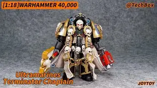 Joytoy Warhammer 40K, Ultramarines Terminator Chaplain - Brother Vanius, 1/18 scale action figure