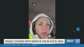 St. Louis Mayor Cara Spencer with a drive-along update on road conditions