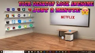 How To Make Classic 3D Desktop In Windows 7/8/10. Make Your Desktop Look AWESOME Just 2 minute