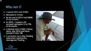 Day Trading the AverageJoe Way Class 1/ Foundation